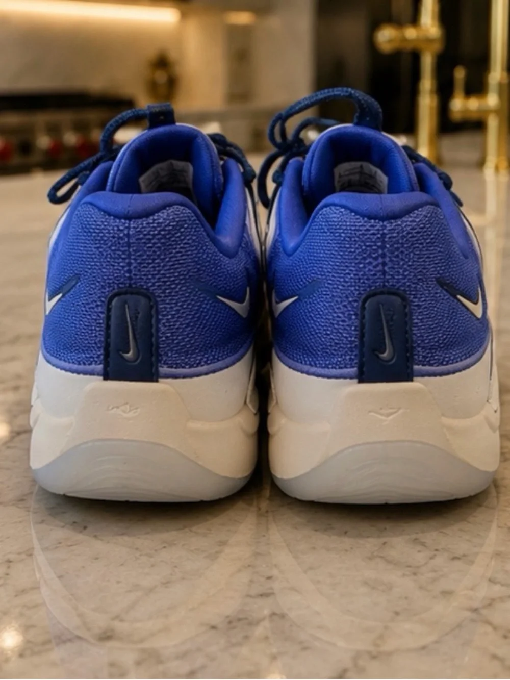 Nike KD 18 TB White Game Royal Size 10.5 NWOB